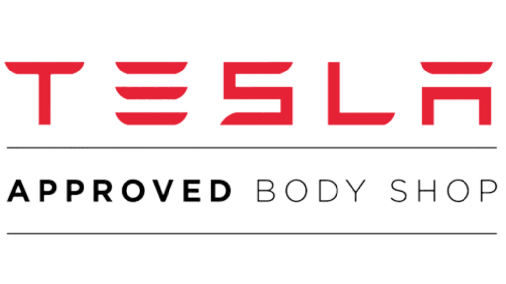 tesla authorized collision repair logo
