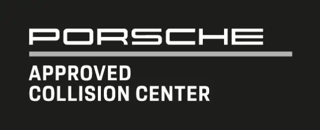 porsche certified collision repair logo